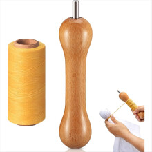 2-teiliges Batik-Werkzeugset, 1 Fadenzieher für Batik mit Wickelvorrichtung für DIY-Projekte und weiße Wachsgarnsets B