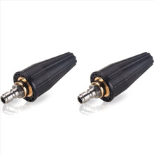 Ugello turbo per idropulitrice 2X, ugello rotante con attacco rapido da 1/4 di pollice 2000 PSI, orifizio 2,5