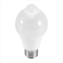 85-265V E27 PIR Motion Sensor Lamp 12W Bulb with Infrared Detector Security Light White