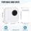 Mini Sticker Printer Bluetooth Thermal with 10 Rolls Papers and Stickers for Picture, Receipt, Notes, Black 4