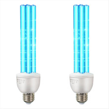 2er-Pack UV-Keimtötungslampe, 25 Watt Ersatz-UVC-Lampe E26 110V, Desinfektion für Keller-Schlafzimmer