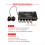 DAM H2 Karaoke Reverb Board Pre-Effects Mic Microphone with Bluetooth USB Decoding Support TWS Pair Connection B 4