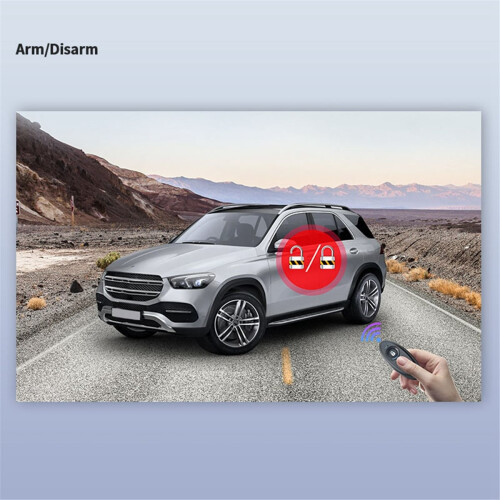DIY Car Alarm System for DC12V Vehicles Enhanced Security with Adjustable Sensitivity 1