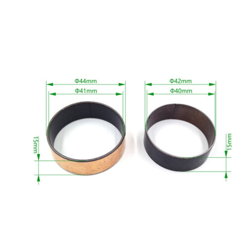 2 Pcs Front Fork Bushing External Guide Rails Shock Absorption Maintenance Parts 41mm for 2