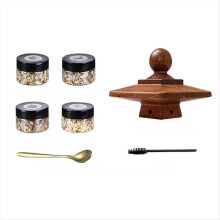 Cocktail Smoker Kit for Whiskey & Bourbon,Wood Hood with Old Fashioned Tools, Enhances Beverage Flavor