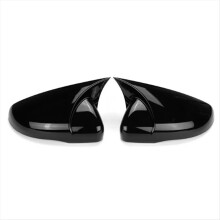 Car Rearview Mirror Cover Golf 6 MK6 2011-2015 Side Cap Black