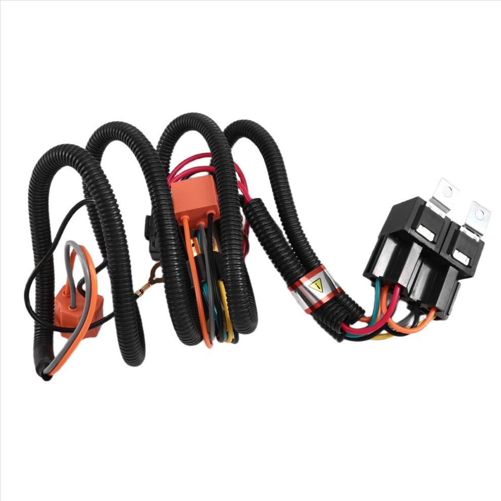 Car H4 12V Led Headlights Relay Wiring Harness Kit High Beam Low Enhancer Accessories 4851469148842