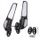 Motorcycle Rearview Mirror with Light Parts Adjustable Spoiler Reverse Modified 1
