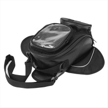 Motorcycle Tank Bag with Headphone Jack Rider Front Storage for Riding and Hanging Items Travel