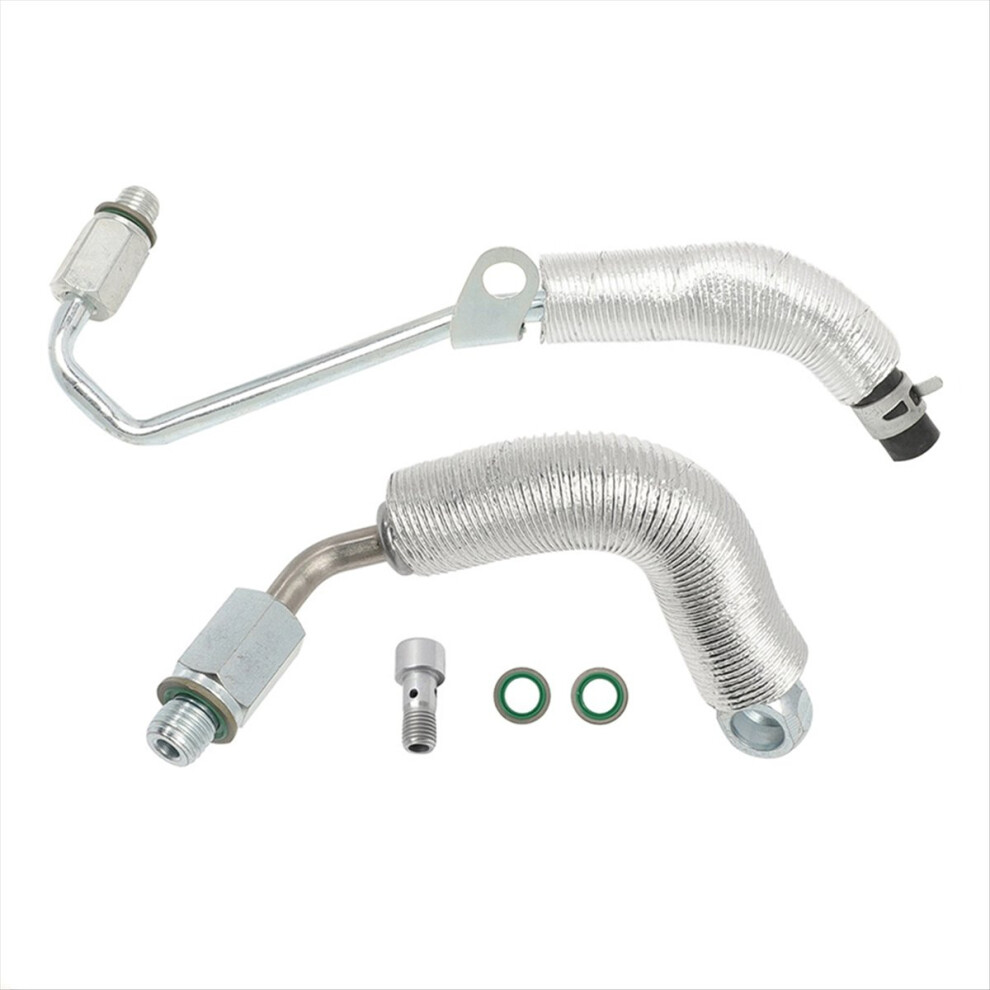 2Pcs Turbocharger Cooling Feed Line Pipe And Coolant Return Hose 55568031 55567067 For Cruze Encore 4851469109461