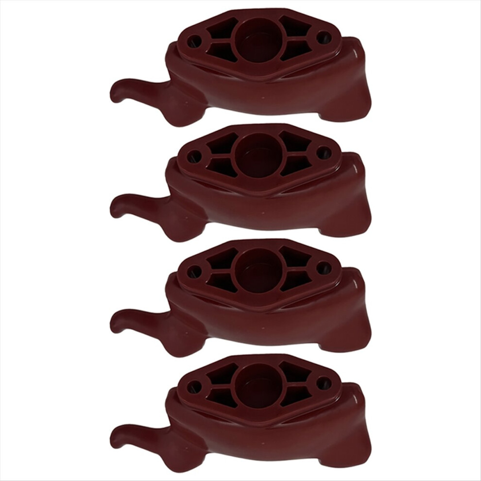 4Pcs For Hunter Rp6-0343,221-675-2,221-675-2-B Tire Changer Base Demount Duckhead Red 4851469177941