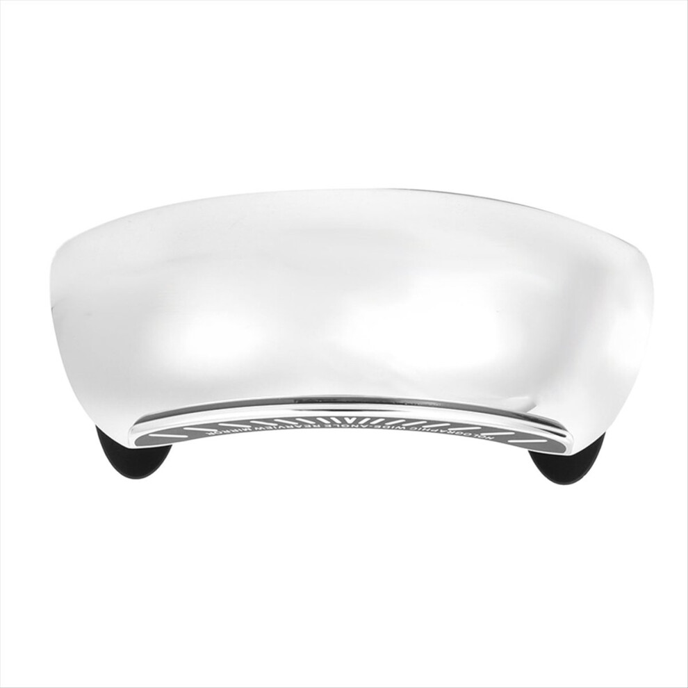 Motorcycle Rear View Mirror Chromed 180 Ultra Wide Angle Central Windscreen Mount Universal 4851469173004