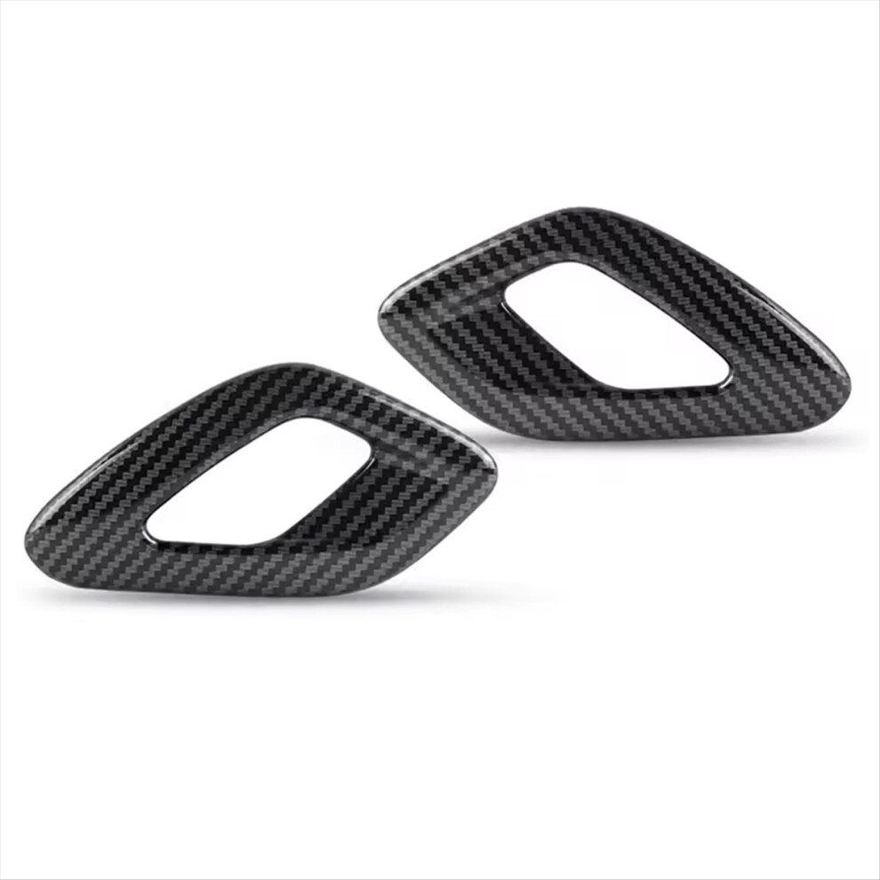 Istovo Inner Door Grap Handle Cover Trim Carbon Fiber For 2015 2016 2017 2018 2019 2020 2021