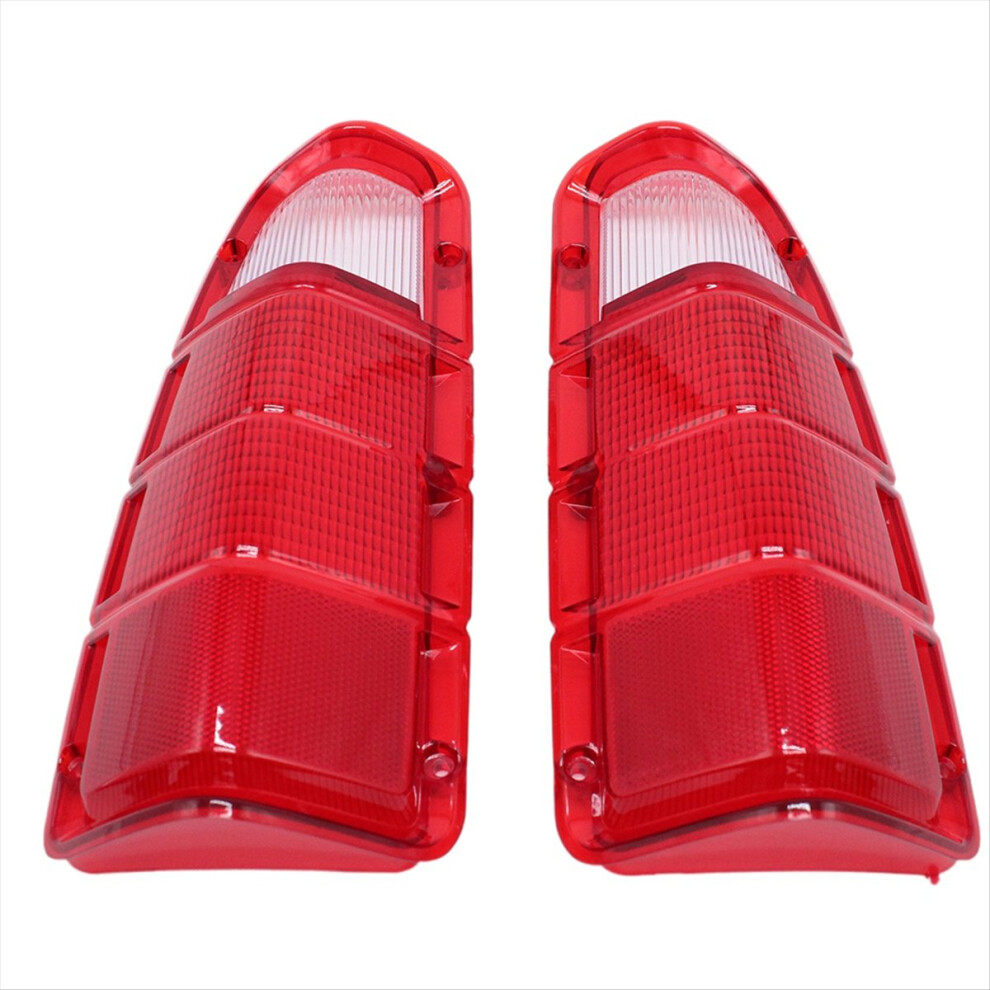 1Pair Rear Tail Lens Shell For Truck Power Wagon 1972-1980 Car Stop Tail Lamp Housing Light/Red 4851469180576