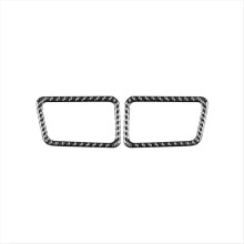 Carbon Fiber for 2012-2016 XV Crosstrek 2013-2017 Dashboard Air Outlet Vent Defogging Trim Accessoreis