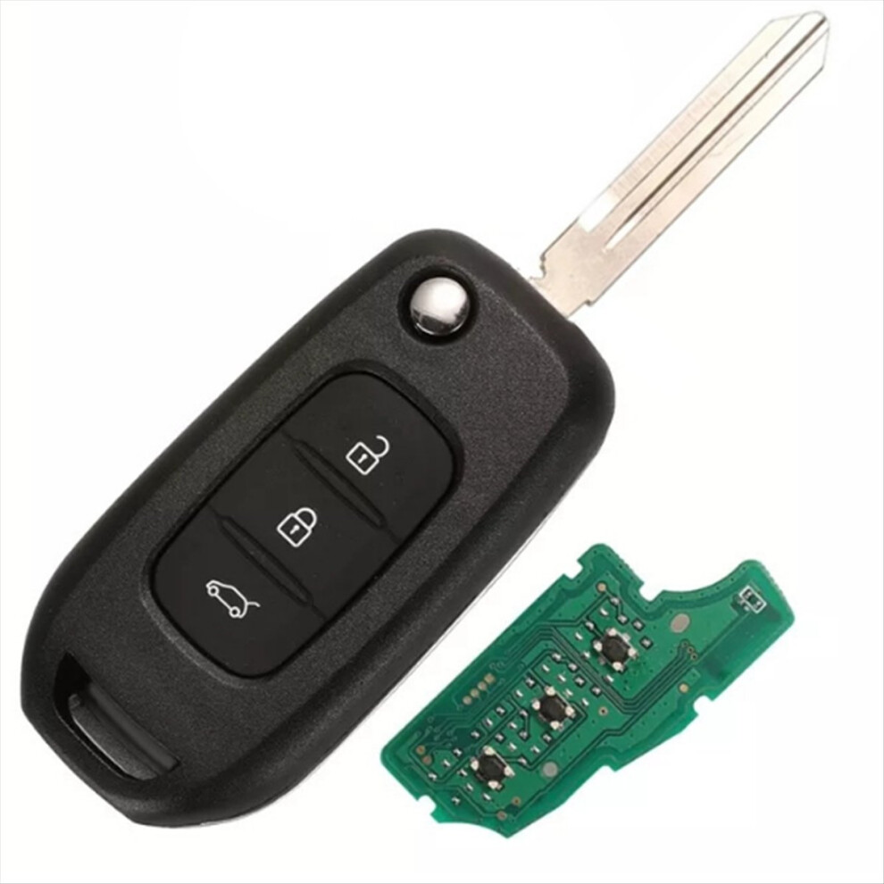 Car 3 Buttons Folding Remote Control Key Pcf7961m 4A Chip 433Mhz Nsn14 Blade For 4851469187551