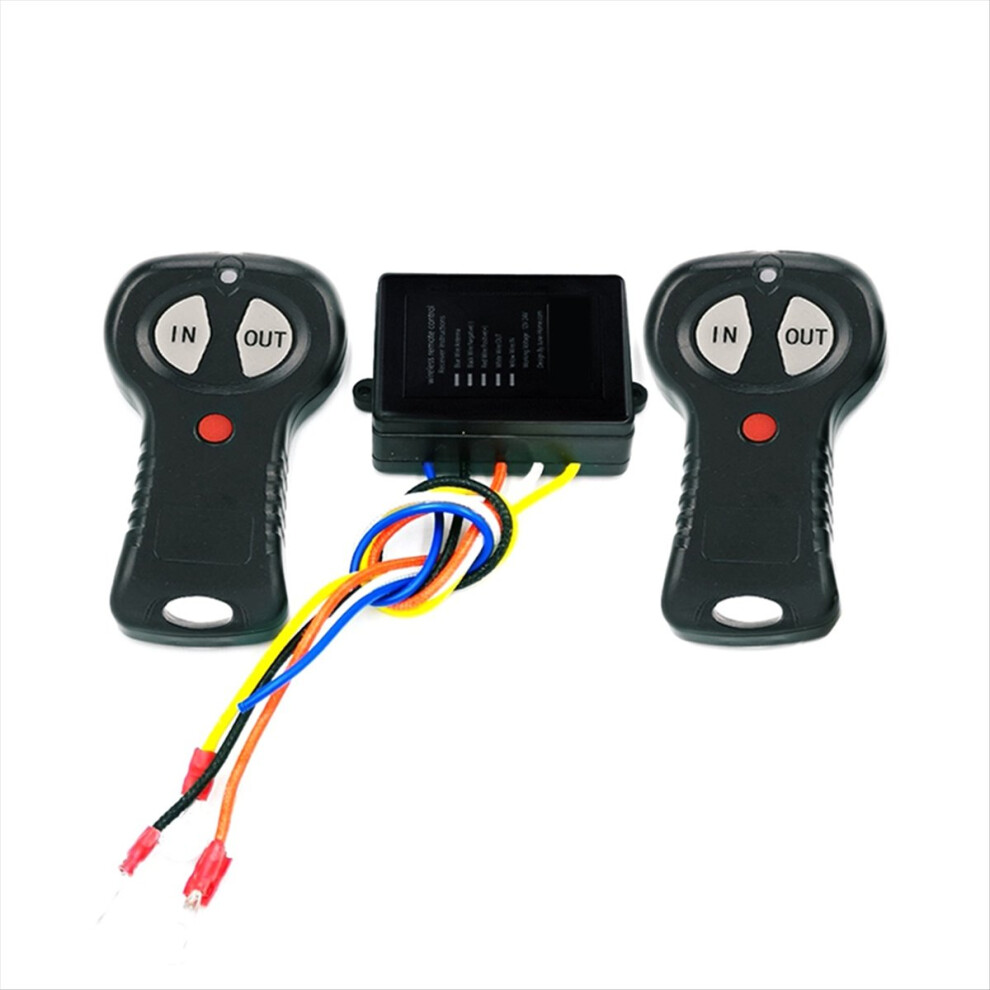 12V/24V Wireless Electric Winch Remote Control Switch Kit For Atv Handset Controller Receiver Light 4851469109591