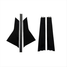 1Set Front+Rear Windshield B Pillar Post Trim Panel for Accord 2017-2023 72430-THA-H01/72470 72930-THA-H01/72970