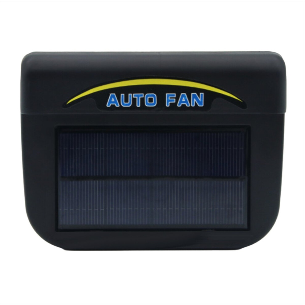 Car Fan Solar Powered Auto Window Colder Air Vent Cooling Circulator With Ventilation Cooler 4851469114939
