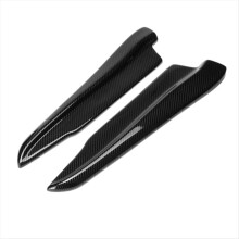 For E90 E91 E92 E93 M3 Car Rear Bumper Lip Splitter Winglet Apron Extend Deflector Lips Carbon Fiber Look 52cm
