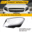 Left Headlight Lens Cover Head Light Lamp Shade Shell for W156 GLA Class 2015-2019 6