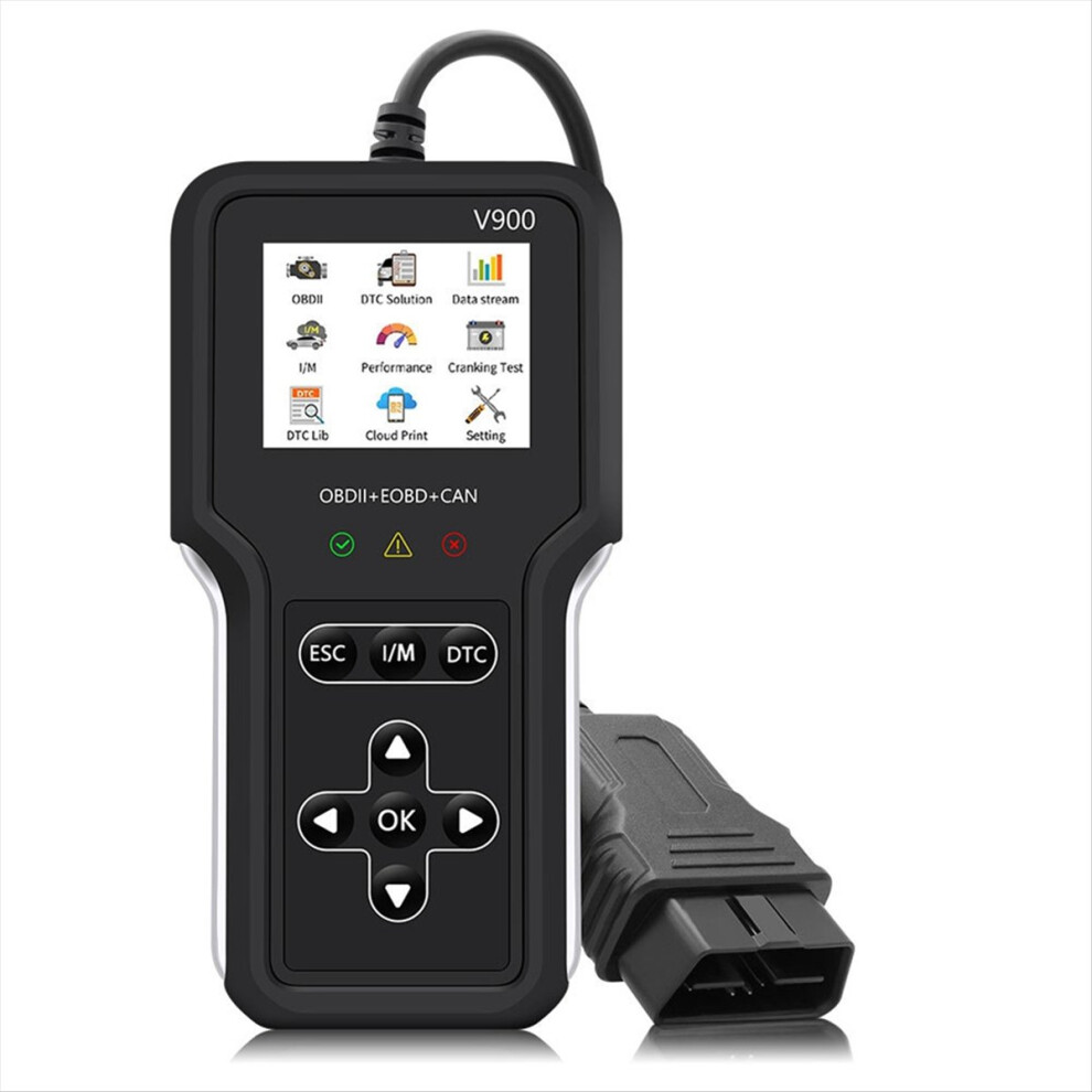 Fault Code Clear Car Diagnostic Tools V900 Obd Ii Eobd Scanner Obd2 Reader Check Engine System Battery Tester 4851469101267