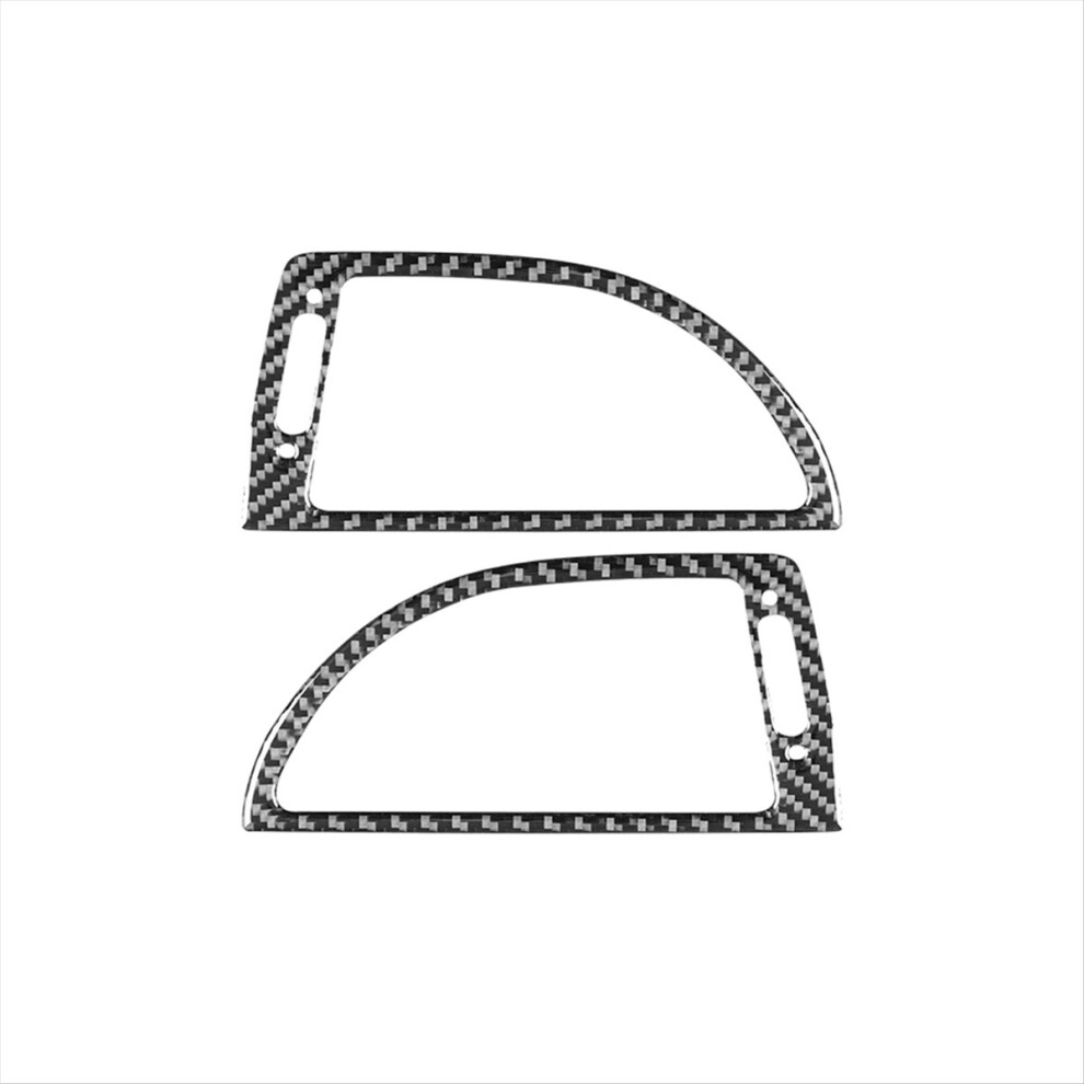 Carbon Fiber Center Console Side Air Outlet Vent Cover Trim For 6 Series E63 E64 2004-2010 Interior Accessories 4851469112409