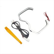Car Interior Light LED Water Cup Holder Lamp for XA50 2019 2020 2021 2022 2023 2024 Blue Atmosphere