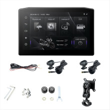 6.25inch Portable Digital Dashboard Anti Theft Removable Screen Motorcycle Navigation Wireless CarPlay Moto Android Auto