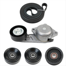 90K-38274A Serpentine Belt Drive Tensioner Pulley Component Kit for Explorer Navigator