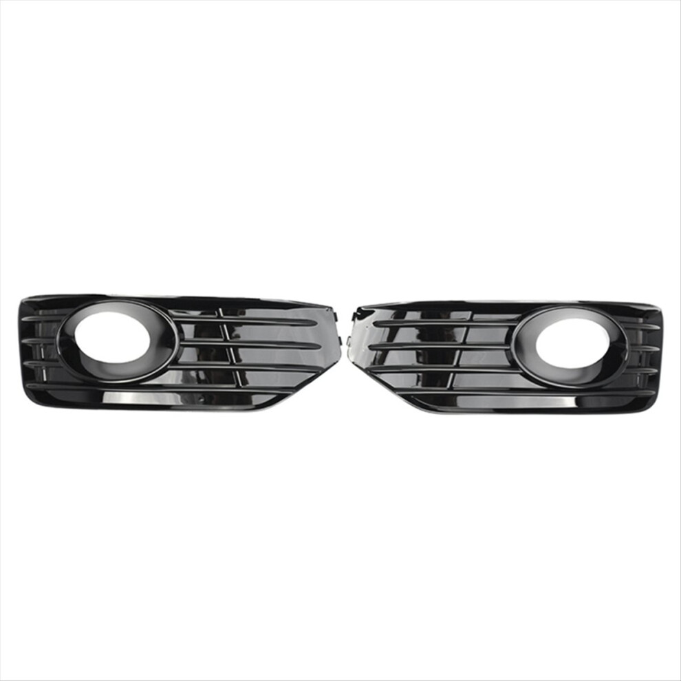 Front Bumper Fog Cover Grill For Transporter T5 T5.1 2010-2015 Gloss Light/Black 4851469146046