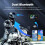 5 Inch Portable Digital Motorcycle Dashboard Navigation Display Screen Wireless CarPlay Moto Android Auto 7