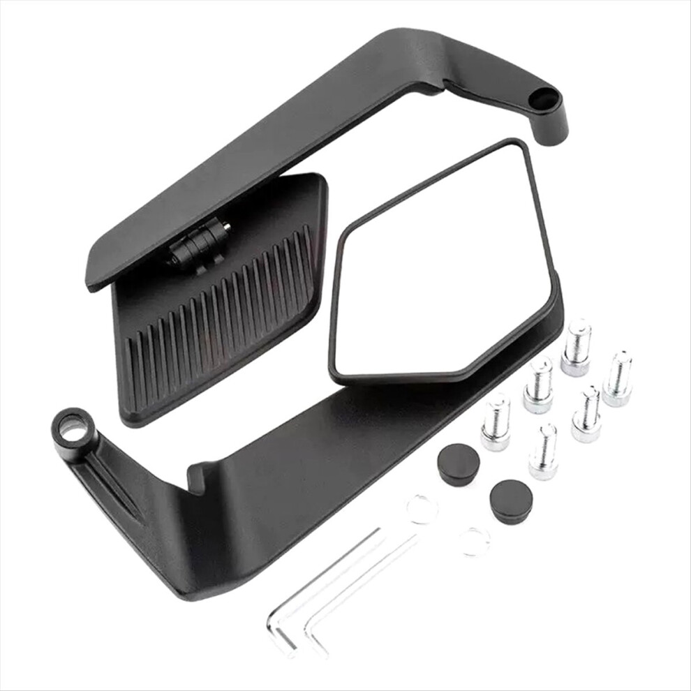Motorcycle Accessories Mirrors Stealth Winglets Mirror Adjustable For Mt 03 07 09 R1 R3 R7 Xmax 4854248460517