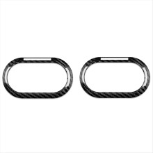 Real Dry Hard Carbon Fiber A-Pillars Speaker Cover Interior Trim for MINI F55 F56 F57 2014-2023 F65 F66 F67 2024 2025