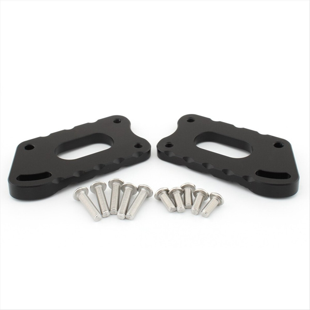 Motorcycle Windshield Riser Adapter Windscreen Mount Bracket For Klr650 Klr 650 2022-2023 Black 4851469111778