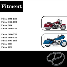 Motorcycle 139T 1-1/8Inch Rear Drive Belt for Glide FLHT Ultra FLTR Road FLHR 04-06 40024-04 1204-0063