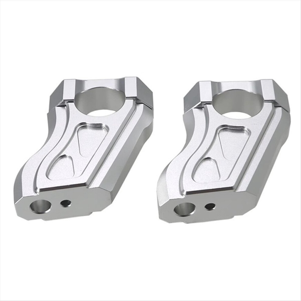 Motorcycle Handlebar Riser Mount Extension Clamps For R Nine T Rninet R9t 9 2014-2020 Silver 4851180148404