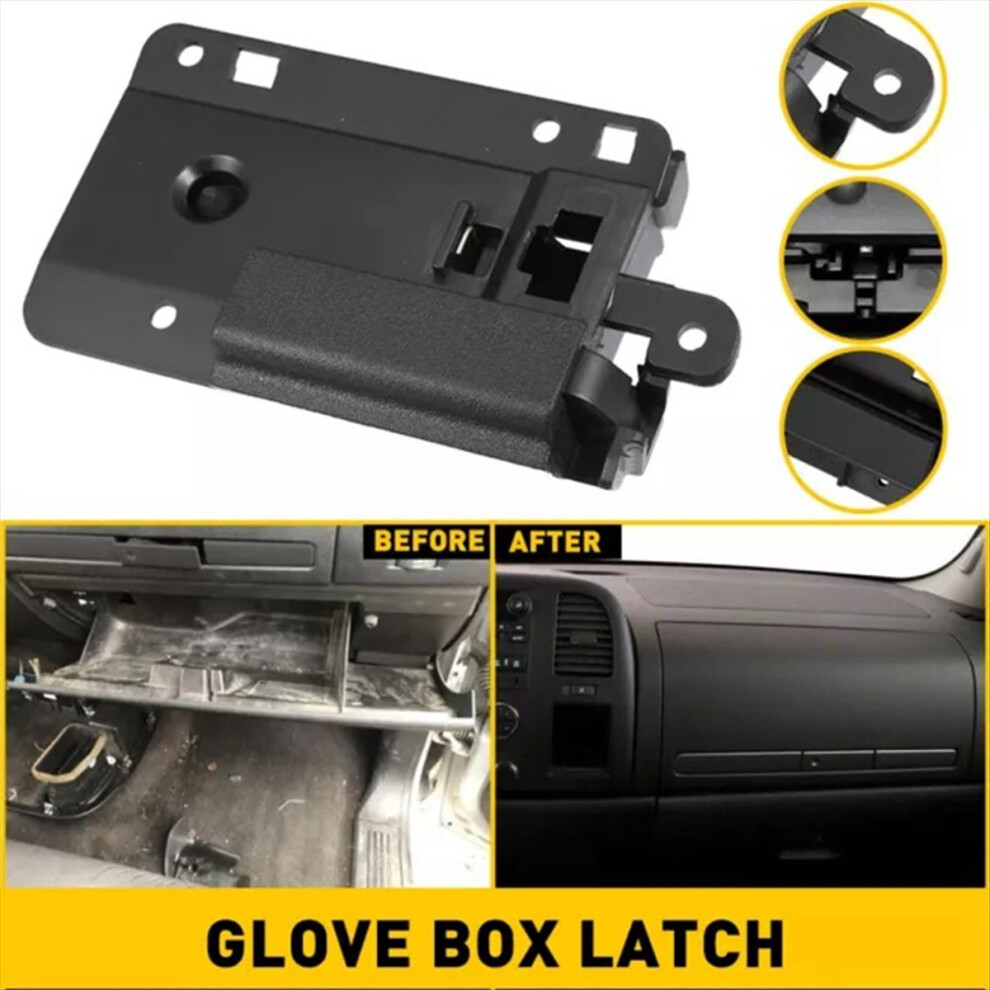 Automobile Glove Box Latch Handle For 1500 2500 3500 2007-2013 15914995 Black 4851180147070