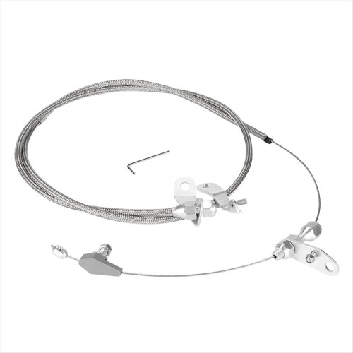 Car Stainless Steel Throttle Cable Accelerator for C4 1