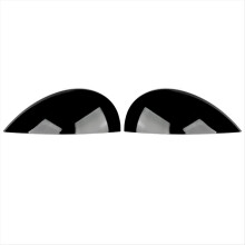 Car Headlight Decorate Trim Eyelid Eyebrow Shell for Mini F54 F55 F56 2014- Gloss Black