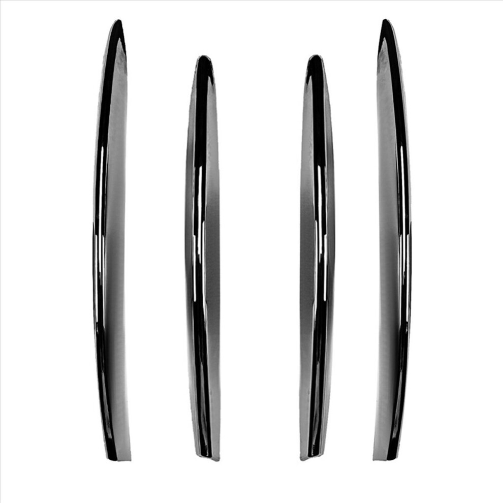Car Front Fog Lights Trim Strips Bumper Lip Splitter Spoiler For Cla Class C118 X118 2023+ Silver 4851180155822