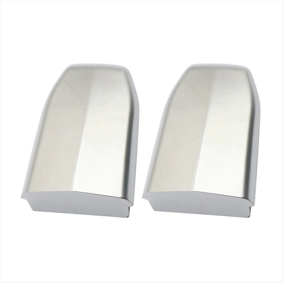 2X Front Door Handle Lock Cylinder Cover For Escalade 2015-2018 13596115 Silver 4851180178180