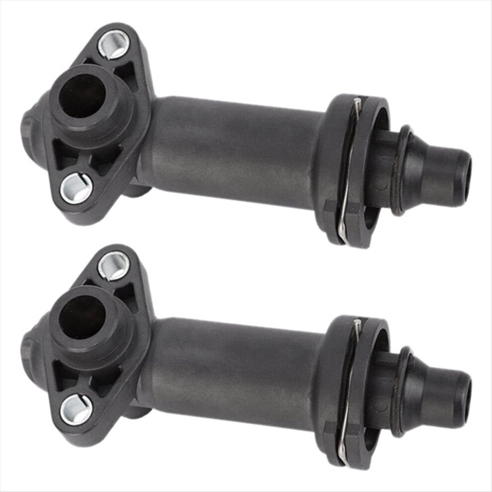 2Pcs Car Thermostat Assembly Engine Cooling System 11712247723 For 320D E39 E46 E65 E66 Black 4851180140279