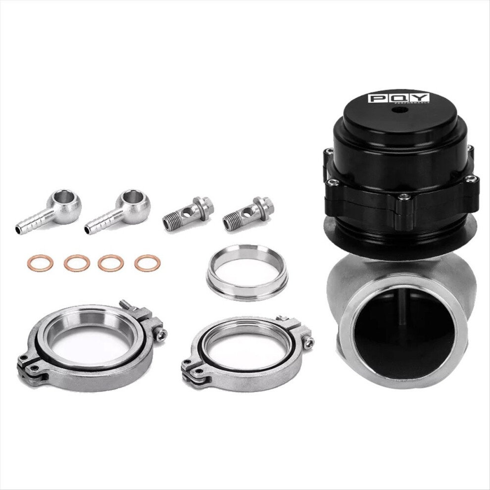 60Mm Vband Flange Wastegate External Turbo For Universal Cars Black 4851180164039