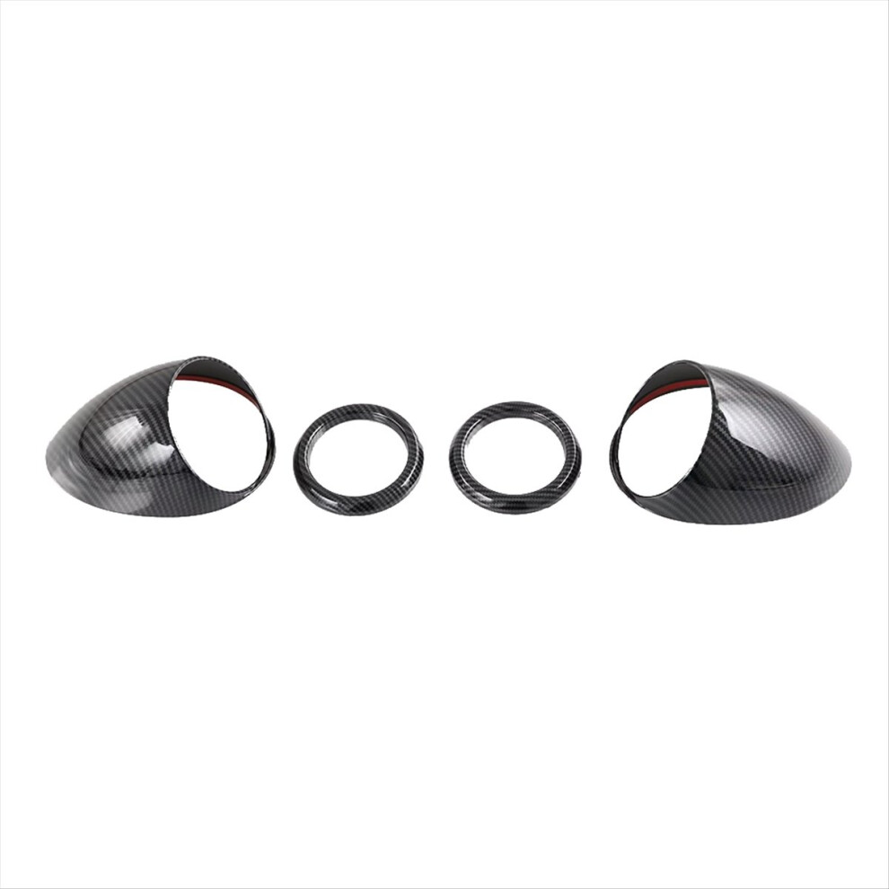 4Pcs Center Air Vent Outlet Panel Cover Trim Carbon Fiber Color For Light 4851180190571