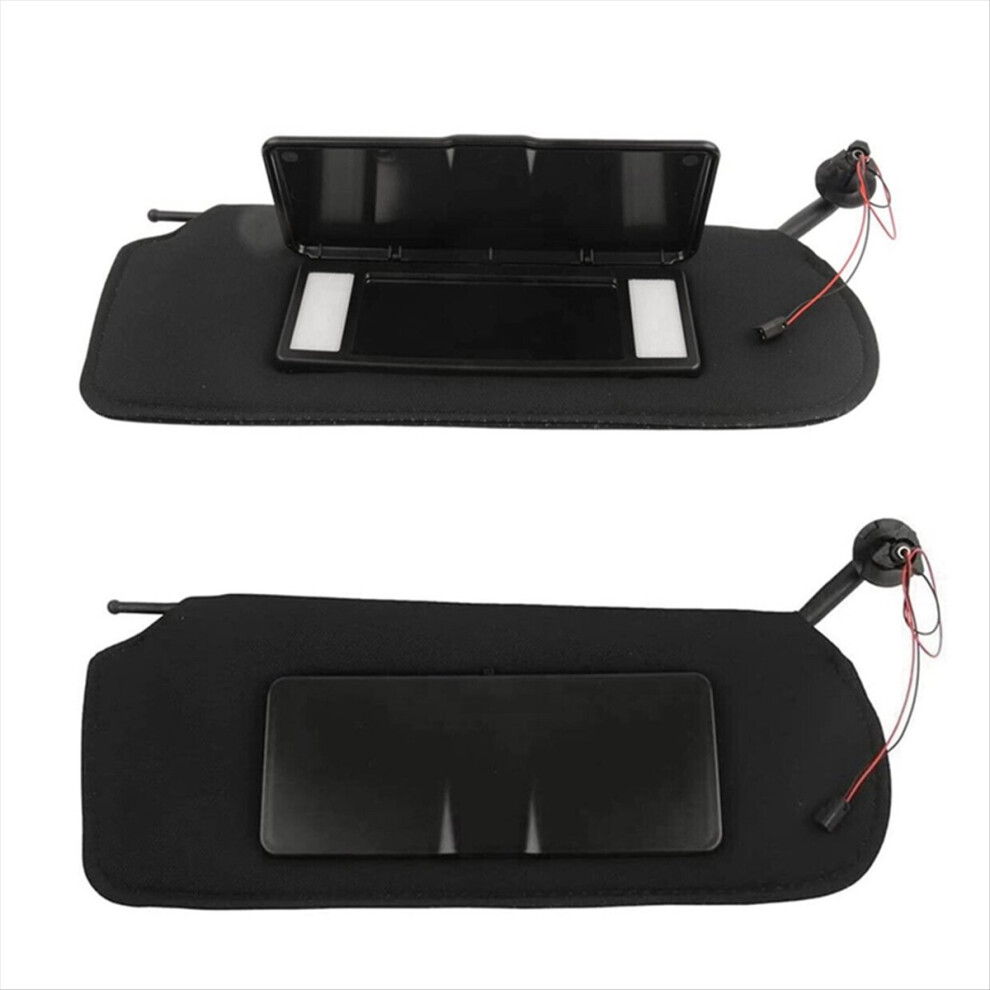 1Pair Car Sun Visors Shades W/Led 10442033 10442034 For C5 1997-2004 Sunvisors Vanity Mirror Light 4851180187175