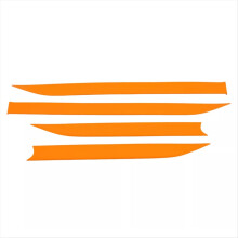 For Ranger 2023 2024 Car Inner Door Panel Strip Trim Cover Interior Accessories Orange