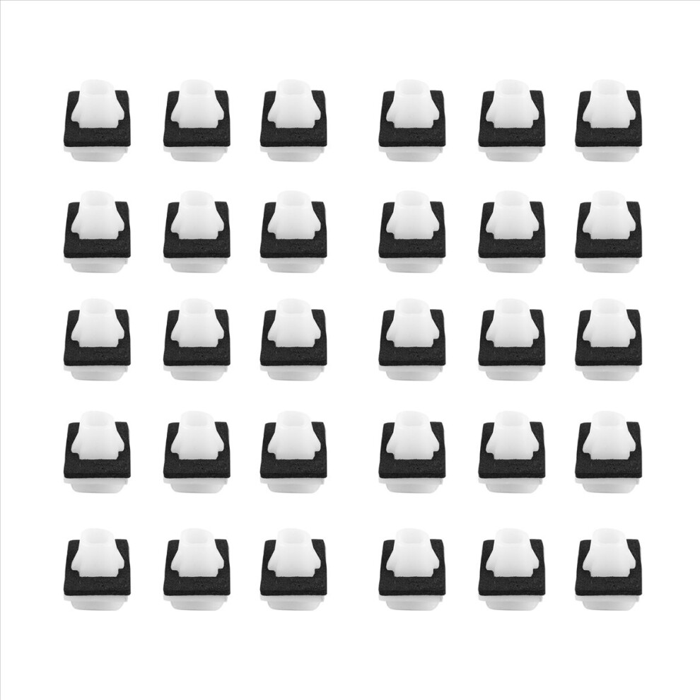 100 Pcs Lower Outer Door Weatherstrip Clip With Pad For -V 2002-On 75315-S9a-004 4851180117233
