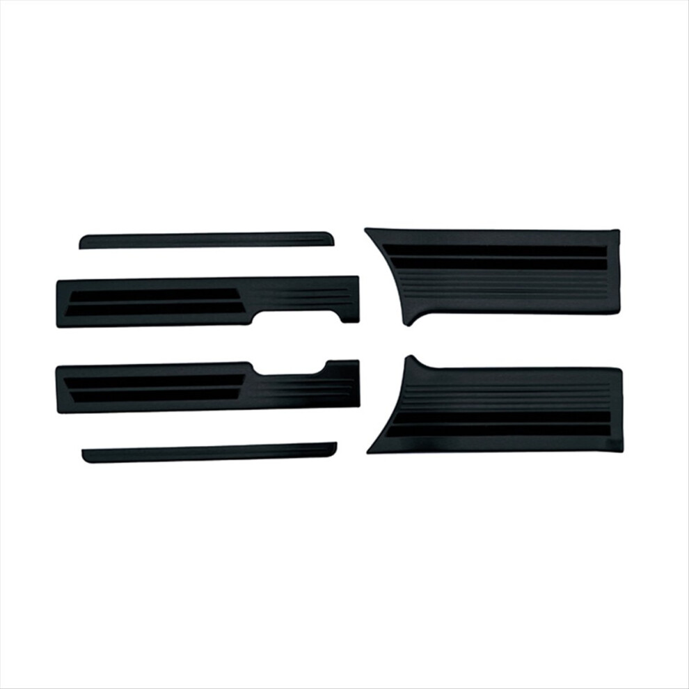 Car Stainless Steel Door Sill Scuff Plate Welcome Foot Pedal For Spacia/Spacia Custom Mk54s Mk94s 2024 Black 4851180113860