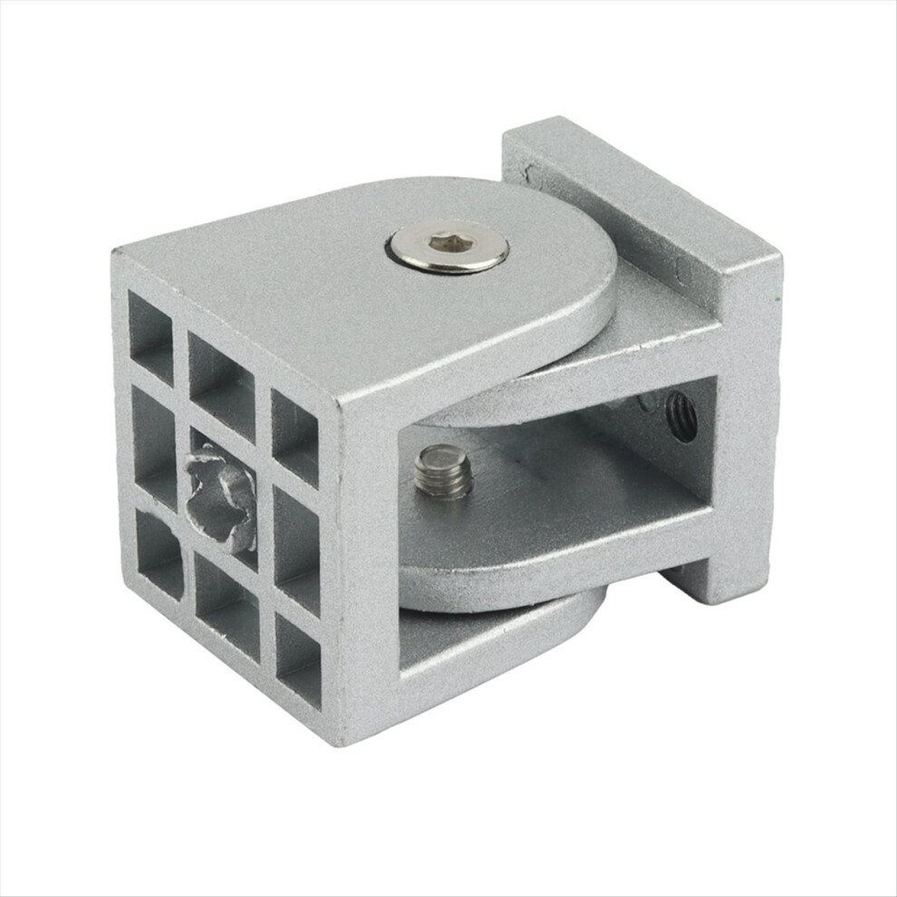 4040 Flexible Hinge Pivot Joint Aluminum Fittings Right Angle Connector For Profile 4851180118896
